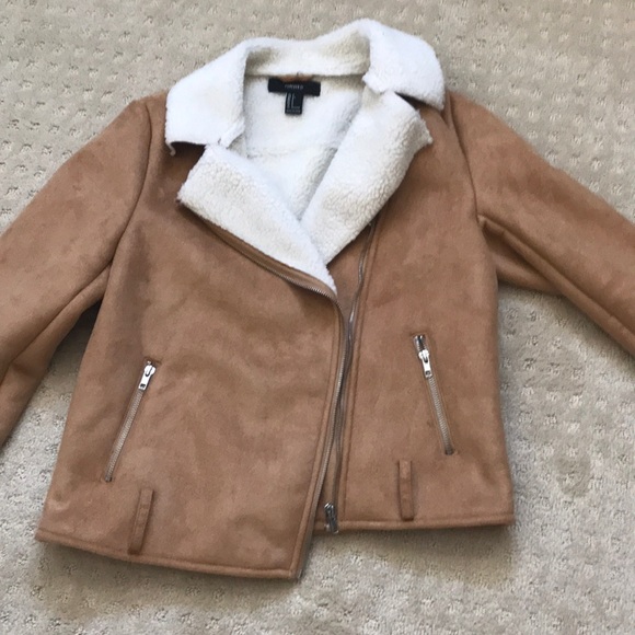 F21 Faux Suede Moro Jacket - Picture 3 of 3